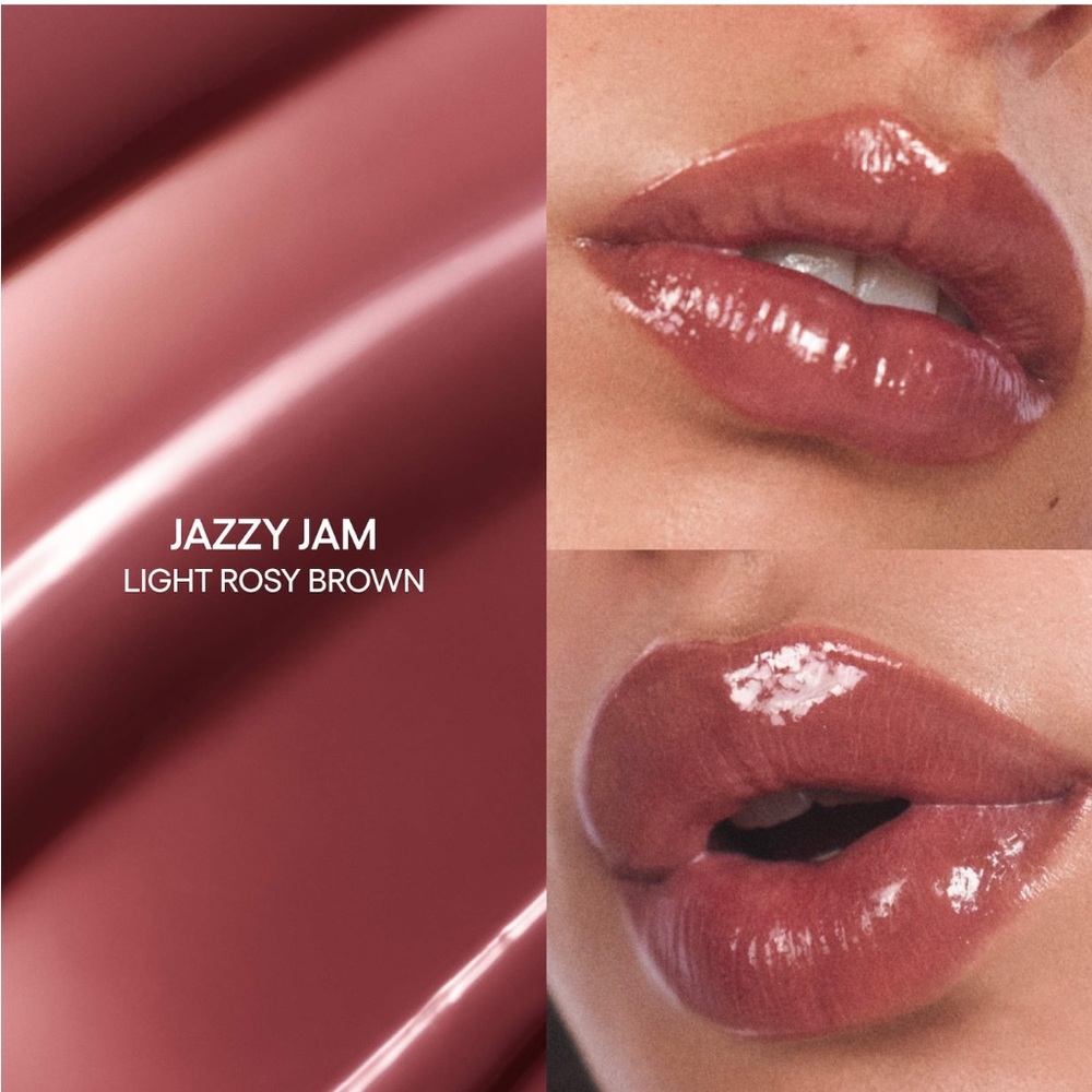 LANEIGEđź’§JuicePop Box Tinted Lip Oil infused Jazzy Jam Rosy Brown NWOB - Picture 3 of 8
